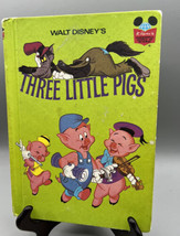 Books Disney&#39;s Three Little Pigs W.W. Reading Bk Club 1972 USA Barbara Brenner - £7.23 GBP