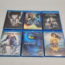 Star Trek Lot of 3 Blu Ray DVDS Plus bonus DVD Avatar Wonder Woman Pacif... - £15.42 GBP