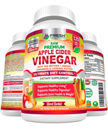 Fresh Healthcare Apple Cider Vinegar, Ultimate Diet Control, 120 Vegan C... - £30.11 GBP
