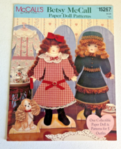 1995 McCall&#39;s Creates Betsy McCall Paper Doll Patterns No. 15267  6 Pages - $186.03 MXN