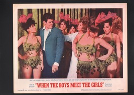 When the Boys Meet the Girls Lobby Card #6-1965-Connie Francis - £22.40 GBP