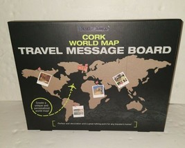 Berkshire Cork World Map Travel Message Board New - £4.72 GBP