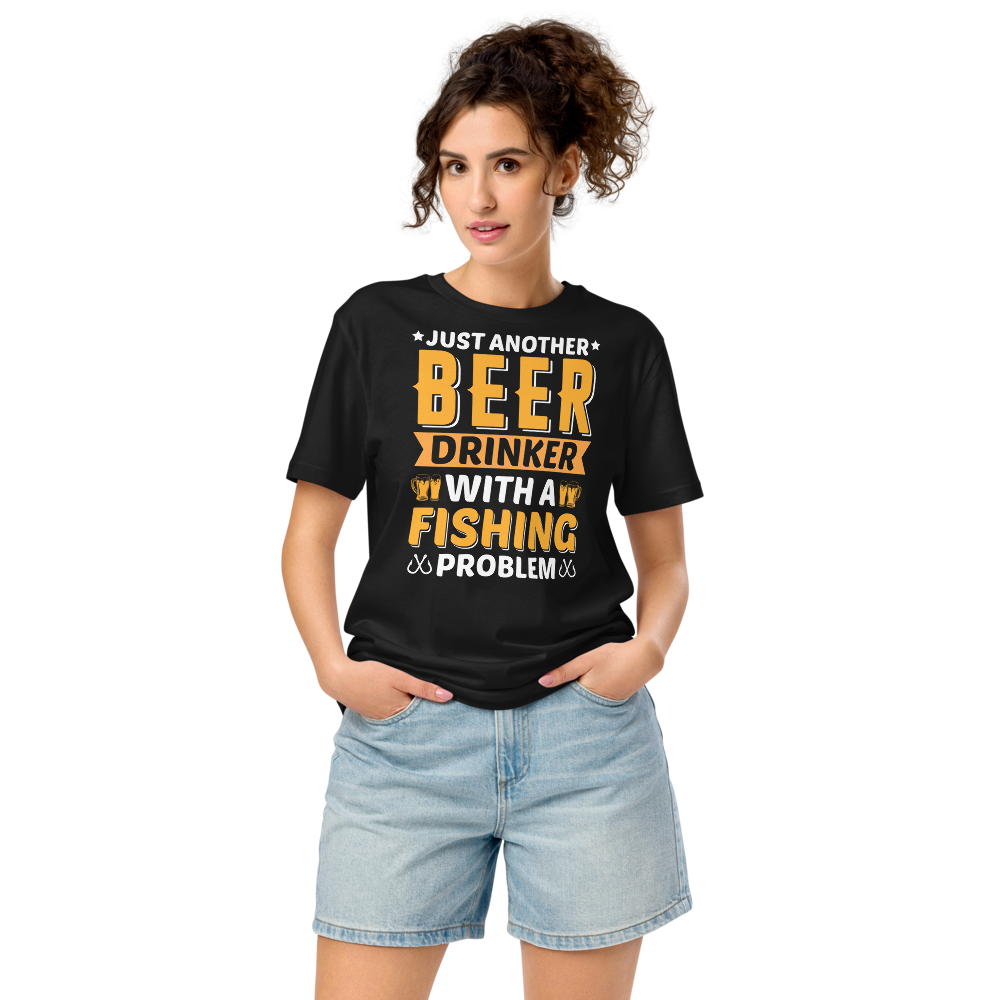 Unisex Organic Mid-Light T-Shirt – “Beer” (Black) - $54.99