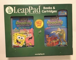 LEAPFROG LeapPad Scooby-Doo Sponge Bob Books Cartridges Combo Pack 2004 New - £25.02 GBP