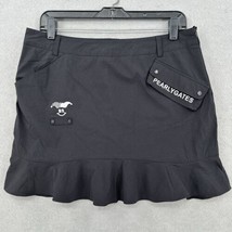 Pearly Gates Golf Skort Womens US 12 Pickleball Black Ripstop Skirt/Shor... - £112.08 GBP