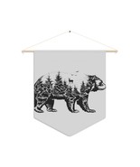 Personalized Pennant, Forest and Bear, Wildlife, Nature, Nursery, Kids, ... - £21.03 GBP