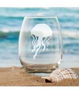 Big Jellyfish Etched Glasses - Wine, Champagne, Pint Glasses, Shot Glass - €21,52 EUR+