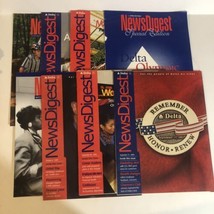 Vintage Delta News Digest Lot Of 8 Booklet Various Years - £11.75 GBP