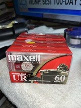 Set Of 7 Maxell UR 60 Cassette Blank Tapes - $11.30