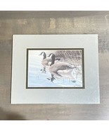 Hansen, Derk &quot;Pause From The Journey” 1982 Geese Painting Lithography - £5.43 GBP