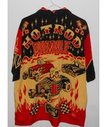 Vintage BC Ethic Men&#39;s LA ROCKA &#39;Hot Rod Rumble&#39;  Shirt HARD ROCK Las Vegas - $4,576.08 MXN