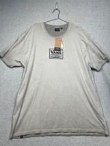 Vans Off The Wall Stone Washed T-Shirt Mens Sz XXL Logo Classic Casual Gary New - £19.67 GBP