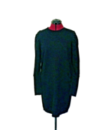 WAYF Sweater Dress Black Women Size Medium Puff Sleeve - $34.45