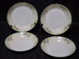 Vintage MEITO ISABELLA 7.5&quot; Soup Bowl - Set Of 4 - Made In Japan, Circa 1940 - $24.73