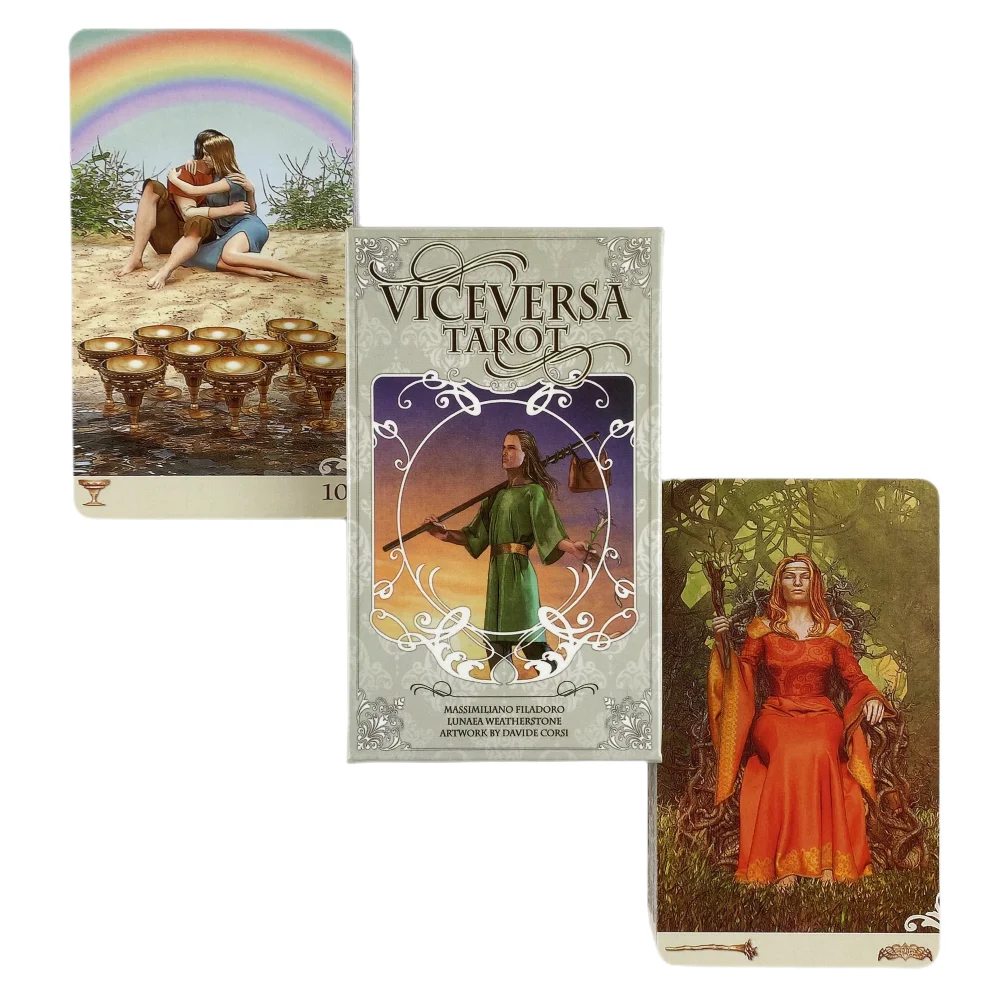 Vice Versa Tarot Kit Tarot Cards Oracle Deck d Games For Family Gathering Party  - £81.98 GBP
