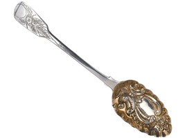 c1825 Ornate British sterling Berry serving spoon - $193.05