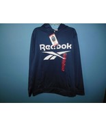 Mens NWT Reebok Dark Blue Hooded Sweatshirt XLarge - £19.57 GBP