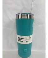 Ello Beacon Vacuum Insulated Tumbler Straw 24oz Stainless Steel Teal Col... - £11.87 GBP