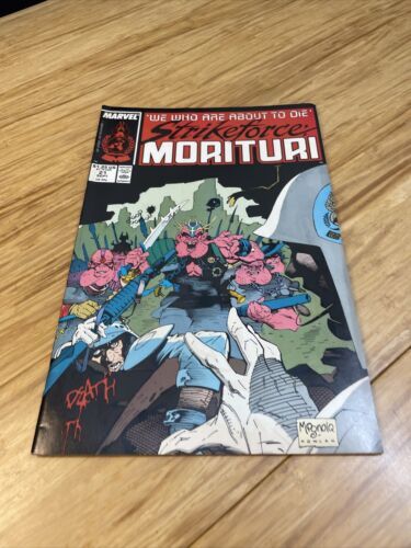 Primary image for Vintage Marvel Comics Strikeforce Morituri Comic Book Issue 21 KG