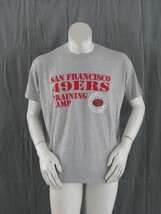 San Francisco 49ers Shirt (VTG) - Type Set Training Camp Graphic - Men&#39;s XL - £43.07 GBP