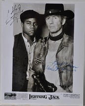 Lightening Jack Cast Signed Photo x2 - Paul Hogan &amp; Cuba Gooding w/coa - £186.96 GBP