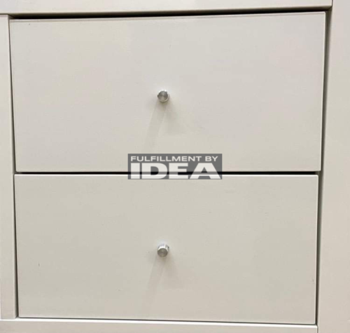 Brand New IKEA KALLAX White Insert With 2 and 50 similar items