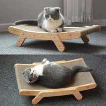 Wood Anti Cat Scratcher Cat Scratch Board Bed 3 In 1 Pad Vertical Pet Cat Toys G - £31.85 GBP+