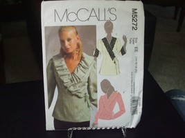 McCall&#39;s M5272 Misses Blouses Pattern - Size 14/16/18/20 - $7.54