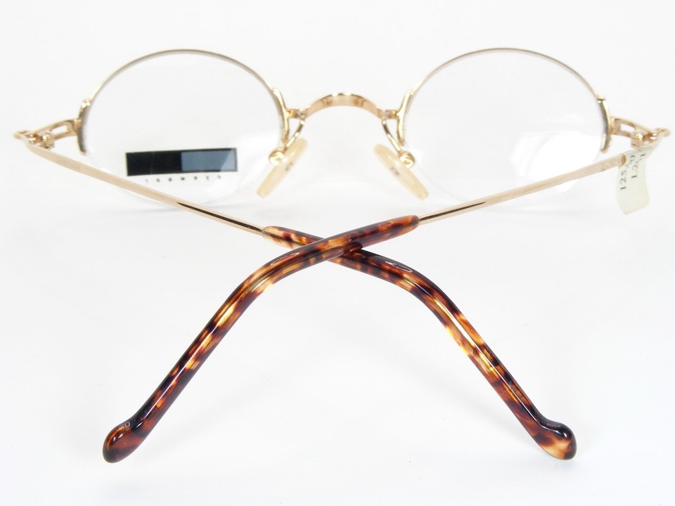 Vintage GIORDANO GA179 C2 Gold UNIQUE RARE EYEGLASSES GLASSES FRAME 40-35-137mm Item image 3