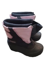 ITASCA Boots Girls Sz 2 Color Black/pink - £14.18 GBP