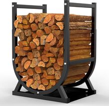 Firewood Rack, Outdoor/Indoor Firewood Adjustable Height 18.39&#39;&#39;-23.03&#39;&#39;... - €40,77 EUR