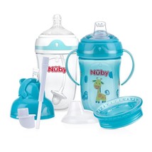 Nuby 6 Stage 360 Plus 6-stage Bottle To Cup Kit ~New~ - $26.00