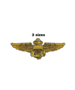 Naval Aviator Pilot Wings Digitized machine embroidery design Digital Do... - $6.79 CAD