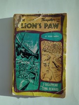 The Lion&#39;s Paw Robb White 1968 Scholastic 6th Printing Paperback See Pictures - £15.27 GBP