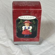 Hallmark Keepsake Ornament 1998 Daughter Girl Nutcracker Vintage  - $6.93