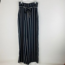 Bardot Womens 6 Modern Striped Artsy Belted Pants - $22.94