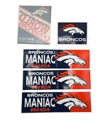 Denver Broncos Maniac Bumper Sticker Lot Window Decal 850 KOA 1990&#39;s Sup... - $27.62 CAD