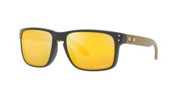 Oakley Holbrook POLARIZED Sunglasses OO9102-W455 Matte Carbon W/ PRIZM 2... - £100.66 GBP