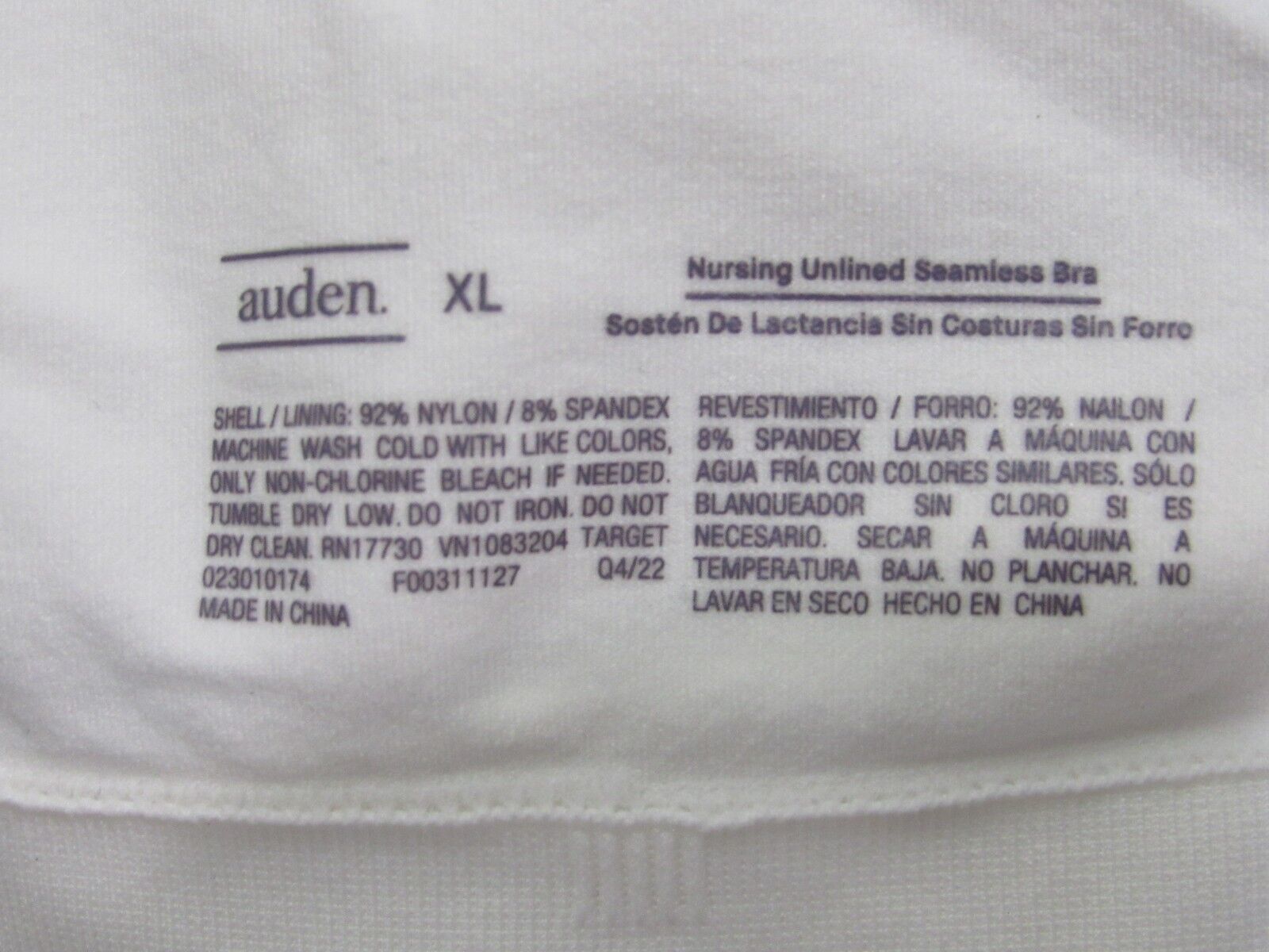 Auden Women's Nursing 2pk Pullover Seamless Sleep Bra ZX7EM