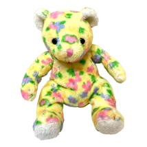 Vintage Ty Beanie Babies Bloom Floral Multicolor Plush Bear Stuffed Anim... - £11.55 GBP