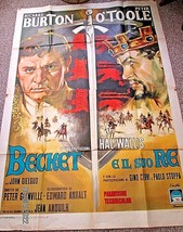 Peter O Toole,Richard Burton (Becket) ORIG,1964 (Italian 3-SHEET Poster) - £232.90 GBP