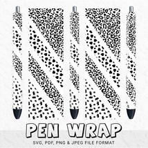 Leopard Pen Wraps, Pen Wrap SVG, Pen Wrap Png, Cheetah Pen Wrap - £2.38 GBP