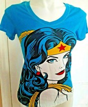 S Wonder Woman Graphic T-Shirt 100% Cotton V-Neck  - £11.70 GBP