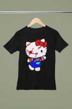 Hello Kitty Chucky Shirt Friends Till The End Kitty T-shirt Black S-5XL - £13.45 GBP+