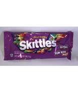 Skittles Wild Berry Candy Coated Fruit Chew Fun Size 3.2oz-1ea 6pk-Indiv... - £6.86 GBP