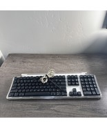 Vintage Apple Macintosh Pro Keyboard M7803 Clear Case Black Keys Tested ... - $469.94 MXN