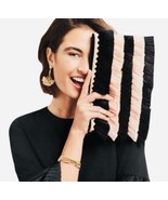 Stella &amp; Dot Eloise Fringe Clutch - Black &amp; Pink Preowned But Never Used - $66.55 CAD