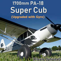 FMS RC Airplane 1700MM 1.7M PA-18 J3 Piper Super Cub Trainer Beginner With Refle - £328.51 GBP+