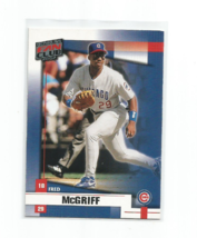 Fred Mc Griff (Chicago Cubs) 2002 Donruss Fan Club Card #97 - £3.92 GBP