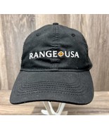 Range USA Embroidered  Logo Dad Hat Cap Black  SnapBack Guns NWT - £10.94 GBP